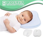 Анатомическая подушка Rosava Kids для детей от 0 до 1,5 лет 28 х 21.5 см 3 см Анатомическая подушка Rosava Kids для детей от 0 до 1,5 лет 28 х 21.5 см 3 см